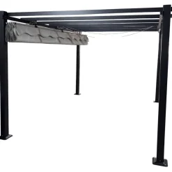 Pergola Baltic Garden Sunset, 3 x 4 m, harmaa