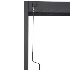 Pergola Home4You Mirador-88, 300x300cm, tummanharmaa