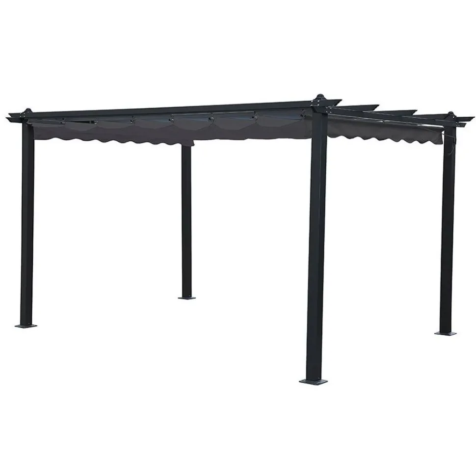 Pergola Landskap Skugga, musta, eri kokoja
