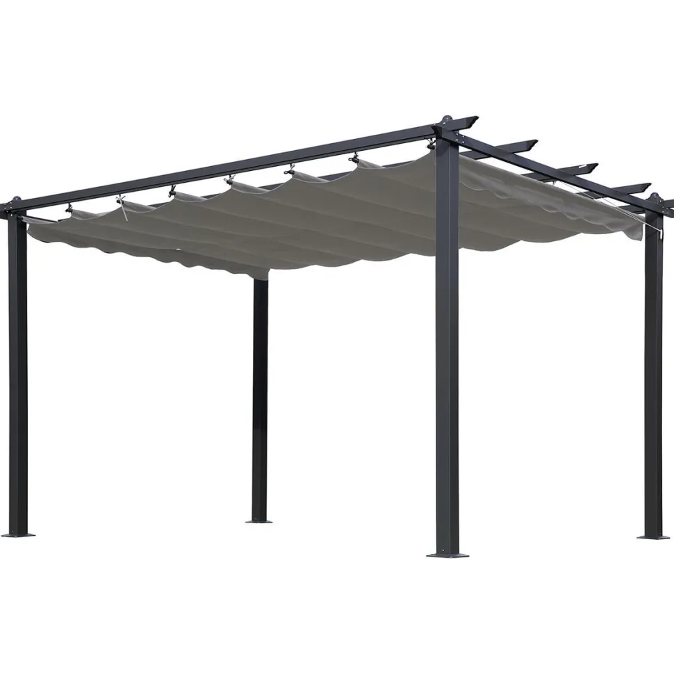 Pergola Landskap Skugga, musta, eri kokoja