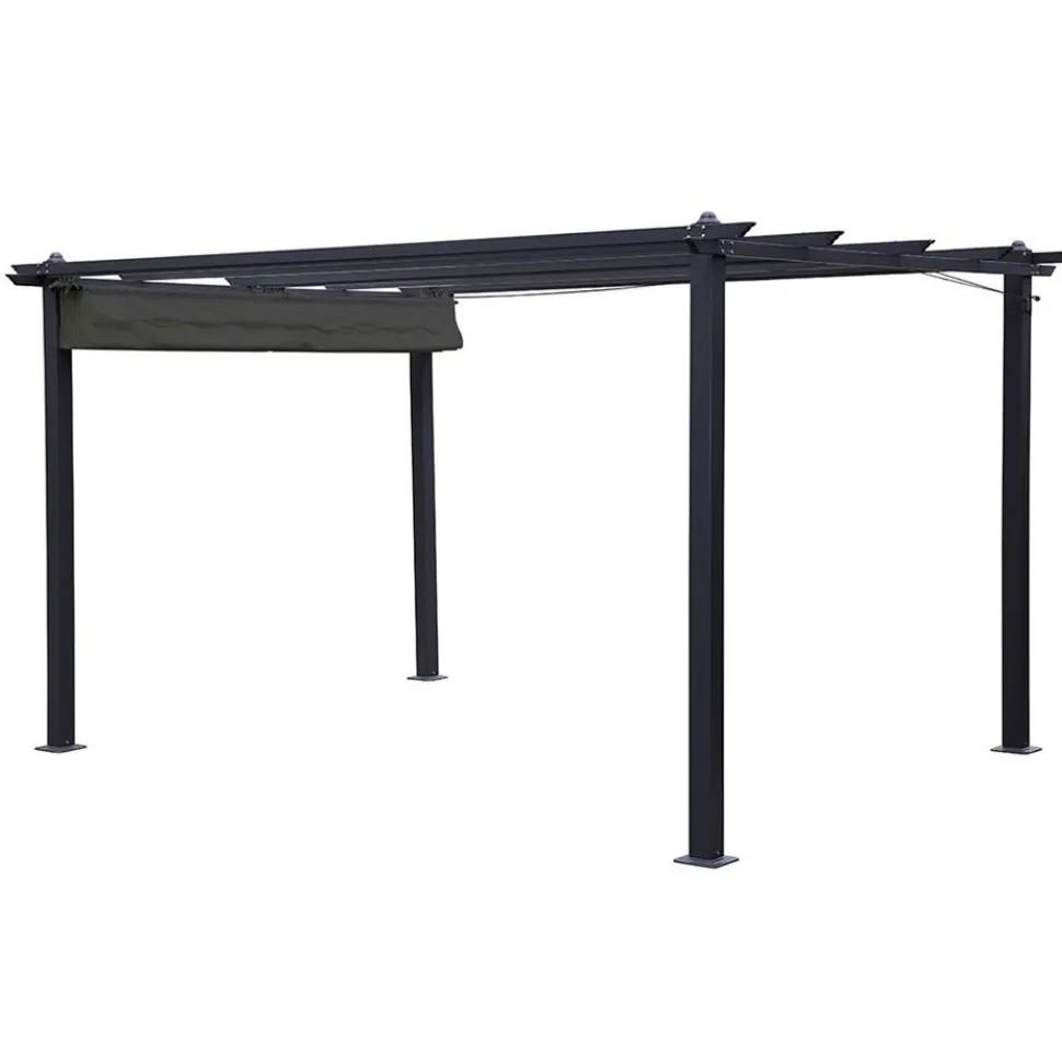 Pergola Landskap Skugga, musta, eri kokoja