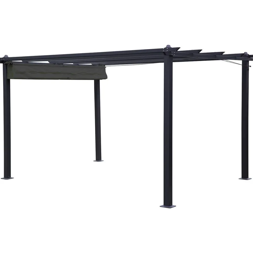 Pergola Landskap Skugga, musta, eri kokoja