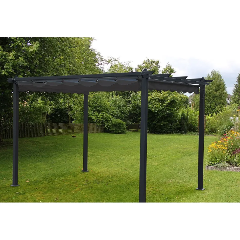 Pergola Landskap Skugga, musta, eri kokoja