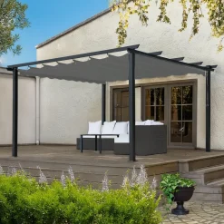 Pergola Landskap Skugga, musta, eri kokoja