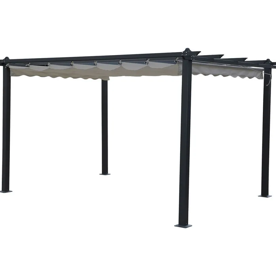Pergola Landskap Skugga, musta, eri kokoja