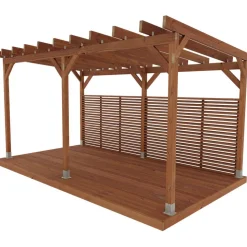 Pergola Miljöökoriste, ruskea, eri mittoja