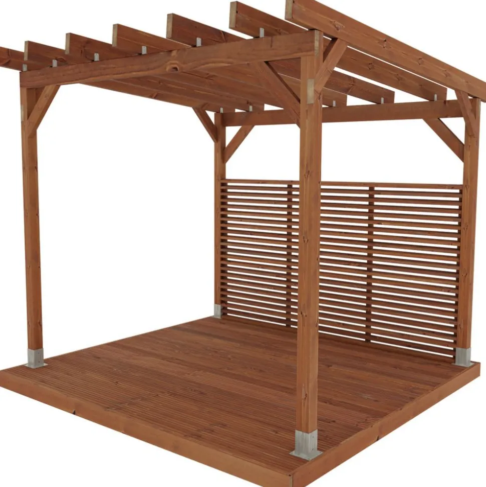 Pergola Miljöökoriste, ruskea, eri mittoja