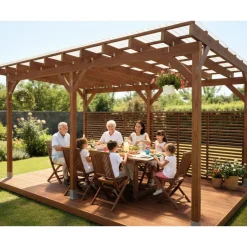 Pergola Miljöökoriste, ruskea, eri mittoja