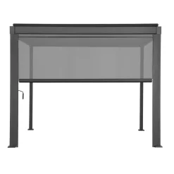 Pergolan rullakaihdin Home4You Mirador-80/88(3m), 27,9x22,45cm, harmaa