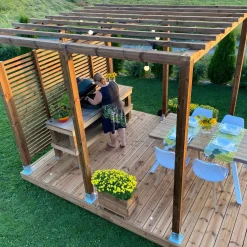 Pergola PatioN°rd Laaka, kestopuu, eri kokoja