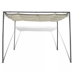 Pergola rullattavalla kattokankaalla 3x3x2.3m