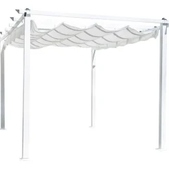 Pergola Venture Home Lazio, 345x395cm, valkoinen