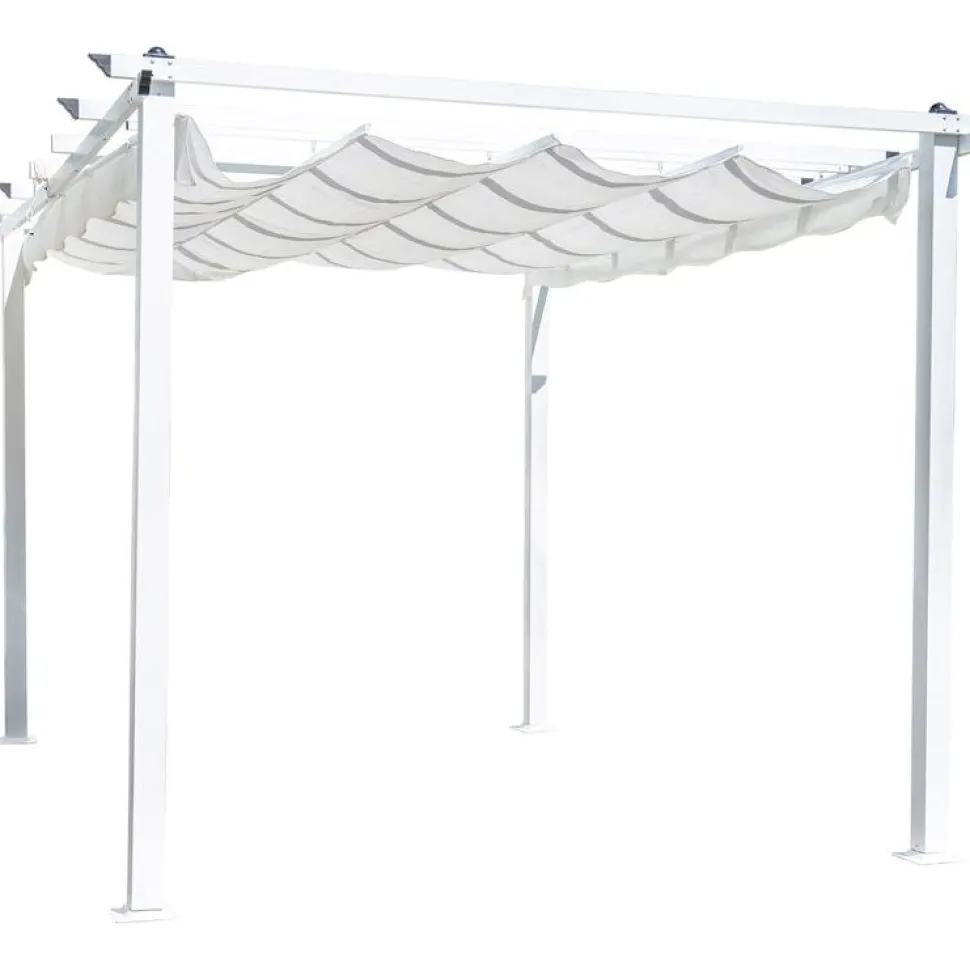 Pergola Venture Home Lazio, 345x395cm, valkoinen