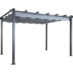 Pergola Venture Home Lazio, 295x395cm, musta/harmaa