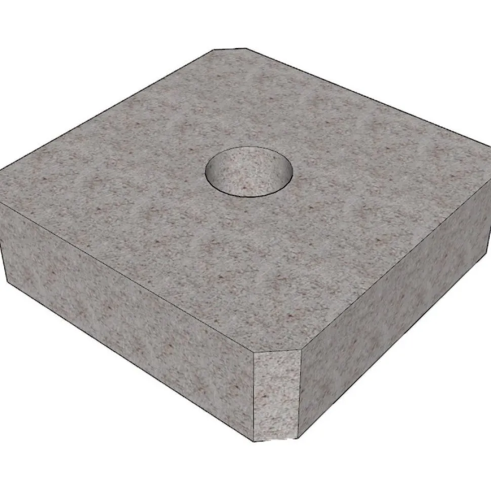 Perustuslaatta Lakka, 350x350x100mm