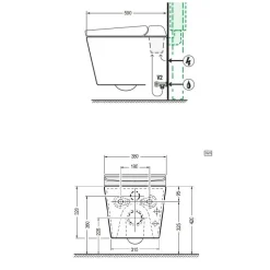 Pesevä WC-istuin OLI Hygea
