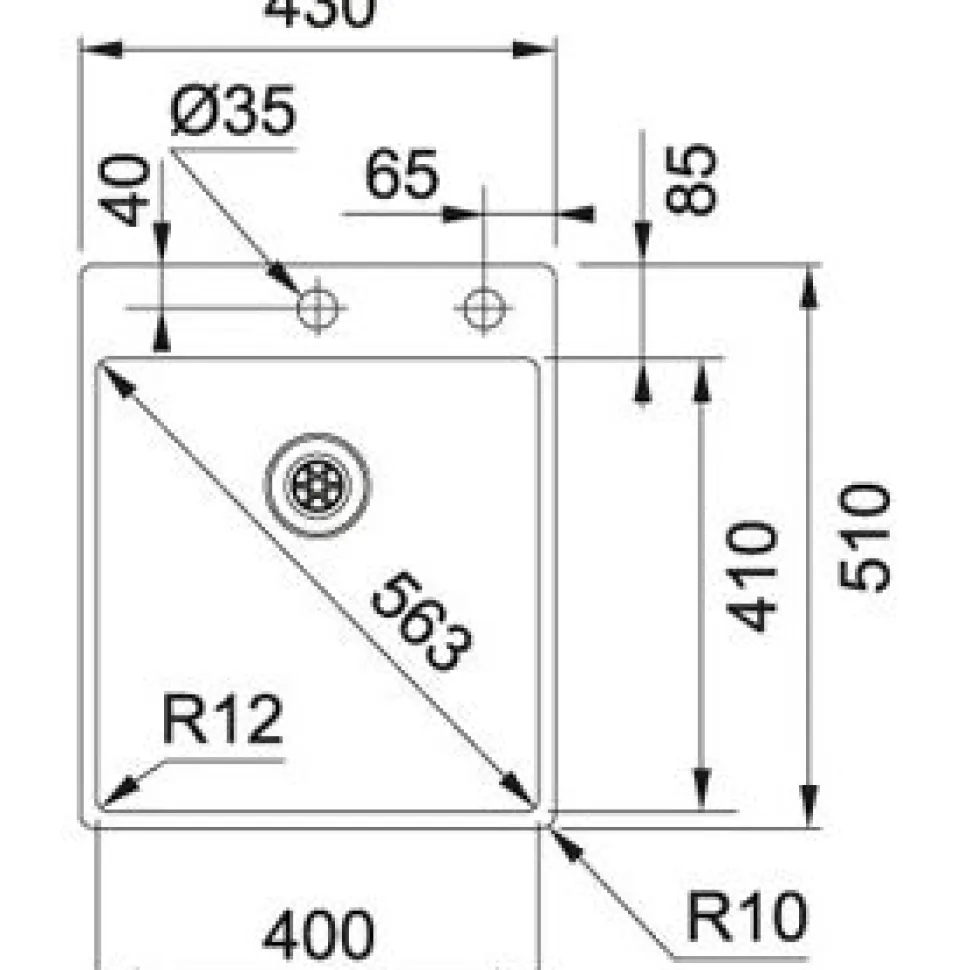Pesuallas Frank Box BXX 210-40 TL 430x510 mm rst