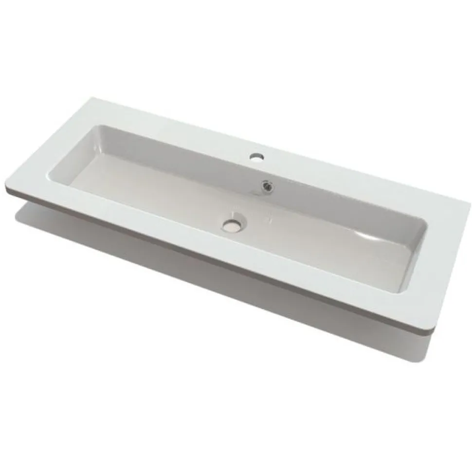 Pesuallas Grip Annabelle 100 1000x400mm valumarmori valkoinen