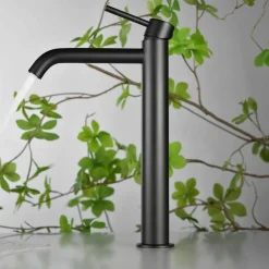 Pesuallashana Bathlife Prima, korkea malli, musta ruostumaton teräs
