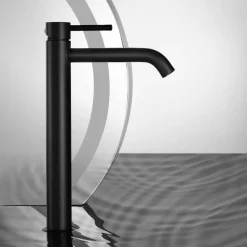 Pesuallashana Bathlife Prima, korkea malli, musta ruostumaton teräs