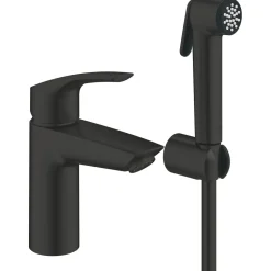 Pesuallashana bidé-suihkulla Grohe Eurosmart, mattamusta