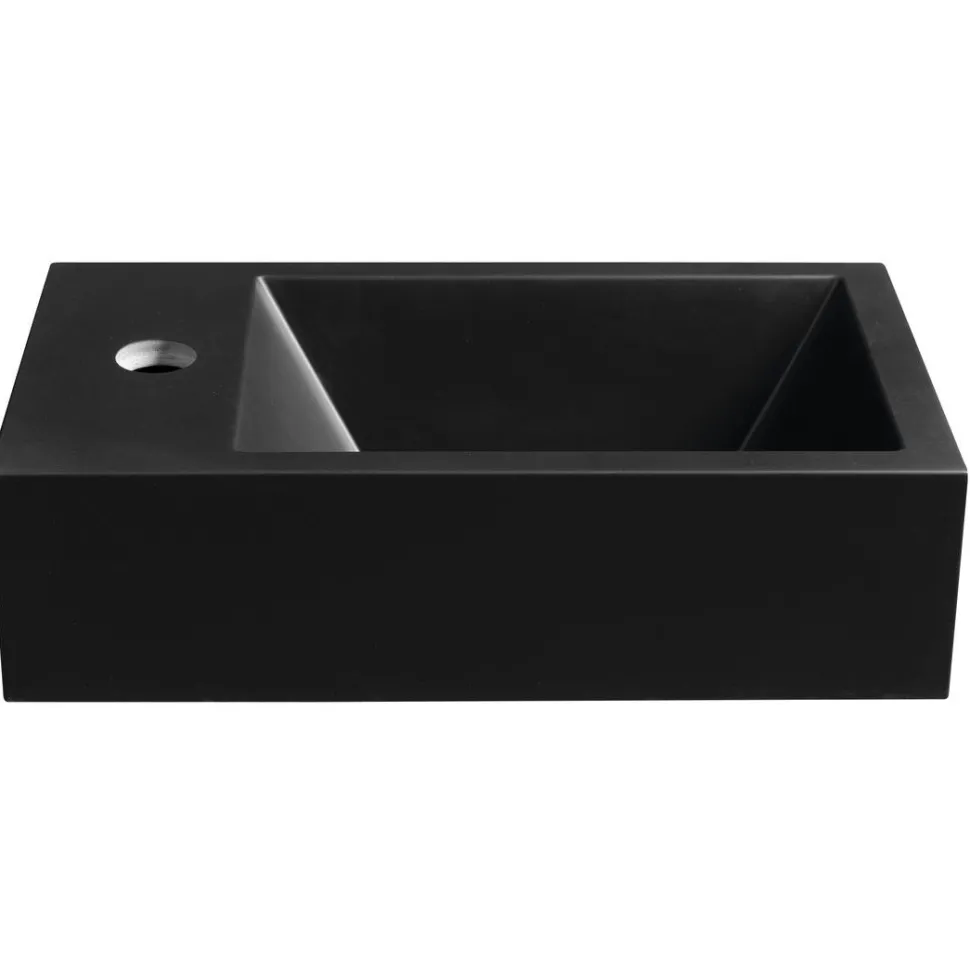 Pesuallas Interia Amarok, 40x22 cm, vasen, mattamusta