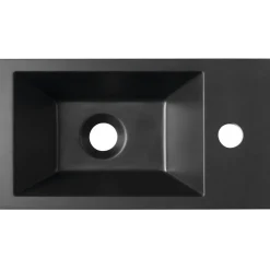 Pesuallas Interia Amarok, 40x22 cm, oikea, mattamusta