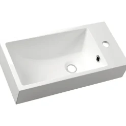 Pesuallas Interia Ariana SM016 komposiittikivi oikeakätinen 500 X 250 x 100 mm valkoinen