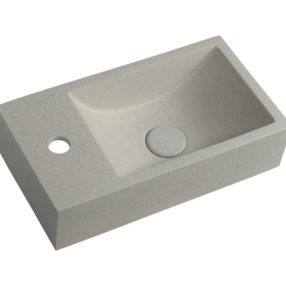 Pesuallas Interia Crest L 400x220x100 mm vasen beige