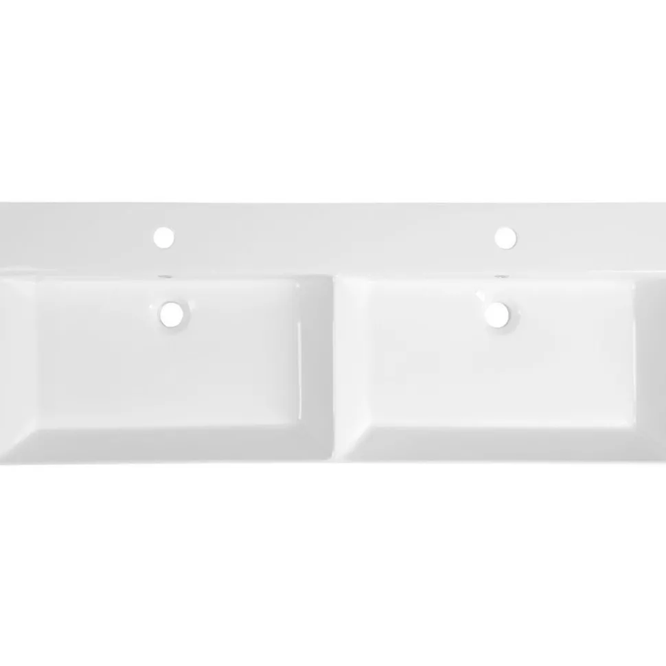 Pesuallas Interia Kare 1200 x 460 mm kaksialtainen valkoinen