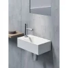 Pesuallas Interia Kube X 400x230 mm, hanareiällä, oikea/vasen, valkoinen