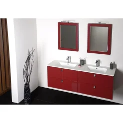 Pesuallas Interia Slim Double 1510 x 460 mm kaksialtainen valkoinen