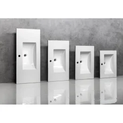 Pesuallas Interia Slim 70x46,5 cm, valkoinen