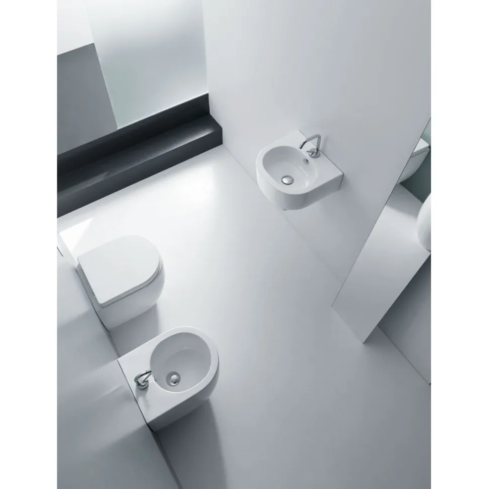 Pesuallas Kerasan Flo 3149 400x370mm valkoinen