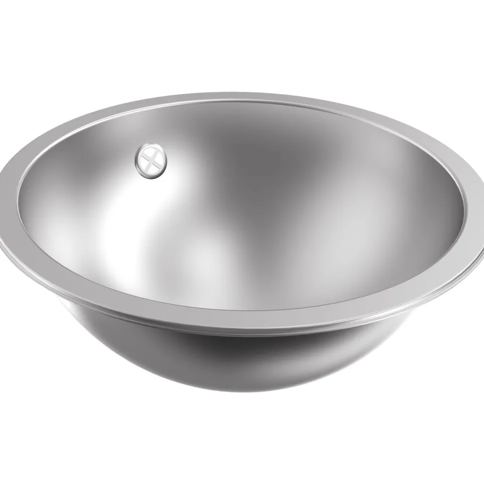 Pesuallas KWC Kuru Ø380 mm rst satiinipintainen