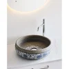 Pesuallas Noro Blossom, ø420 mm, sininen/harmaa