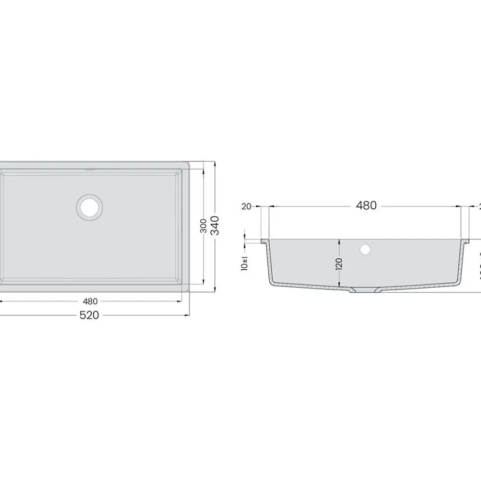 Pesuallas Savo Kaavi 520x340mm Keratek eri värejä