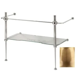 Pesualtaan teline Kerasan Waldorf 880mm pronssi