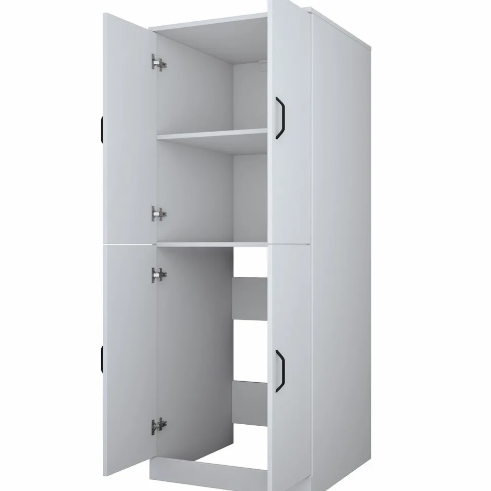 Pesukonekaappi Linento Furniture KD109 - 3198 valkoinen