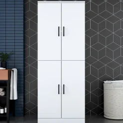 Pesukonekaappi Linento Furniture KD109 - 3198 valkoinen