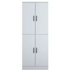 Pesukonekaappi Linento Furniture KD109 - 3198 valkoinen
