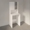 Pesukonekaappi Linento Furniture ADR-482-BB-1, leveys 65cm, korkeus 182 cm, valkoinen