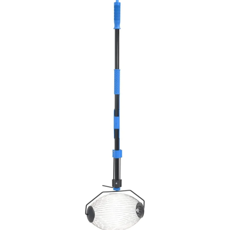 Pähkinäpoimuri sininen 127 cm teräs (64827)