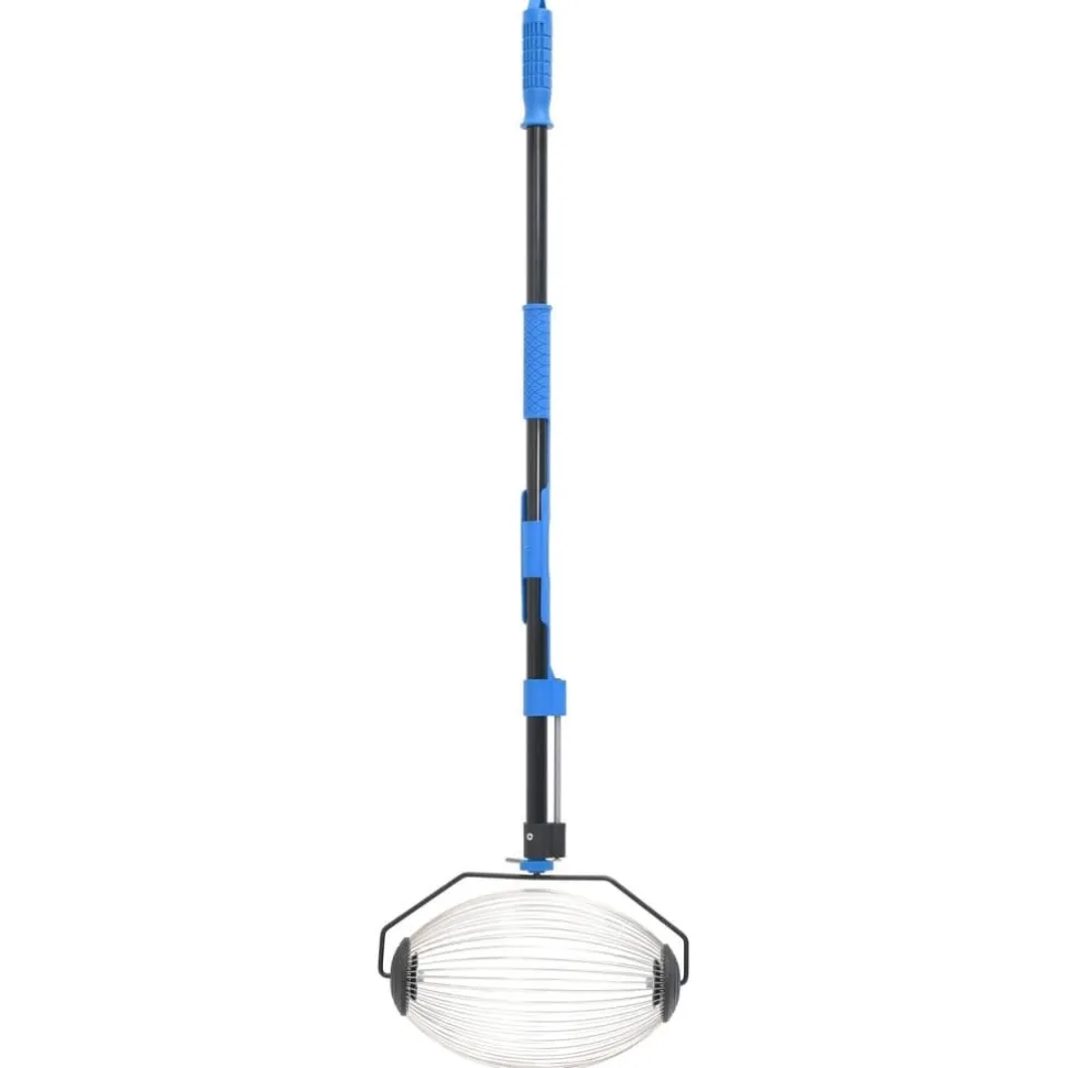 Pähkinäpoimuri sininen 127 cm teräs (64827)
