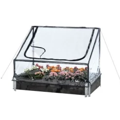 Pienoiskasvihuone lavakaulukselle Hortus 115x76x40/70 cm