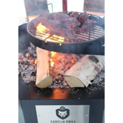 Pihagrilli Carelia Grill® 9K-80 Premium matala musta