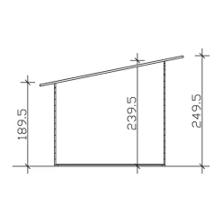 Pihakatos Skan Holz 7,5 m²