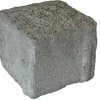 Pihakivi Rudus Artik-noppa, 92x92x80mm, profiloitu, hienopesty, harmaa