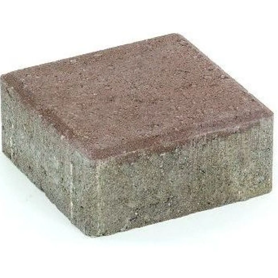 Pihakivi Rudus Kartanonoppa 60 138x138x60 mm sileä ruskea