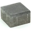 Pihakivi Rudus Kartanonoppa 80 138x138x80 mm sileä musta